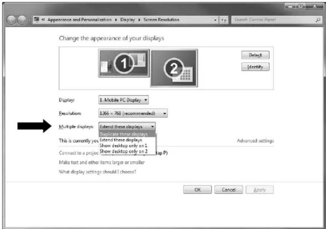 MEDION Akoya P6815 - Connecting an External Monitor - 1