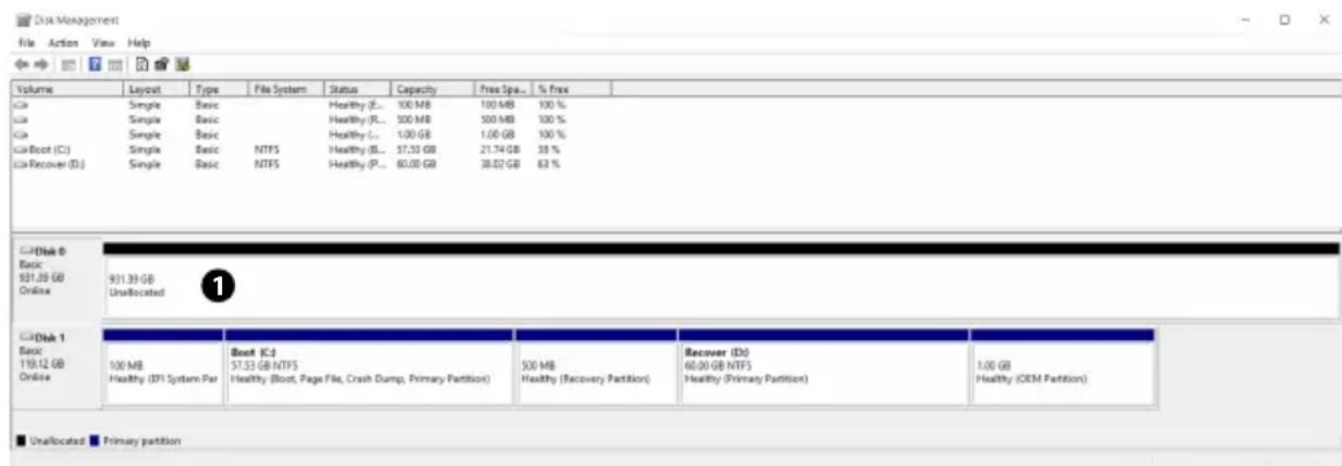 MEDION Akoya E6429 - Problem recognising an additional hard drive - 1