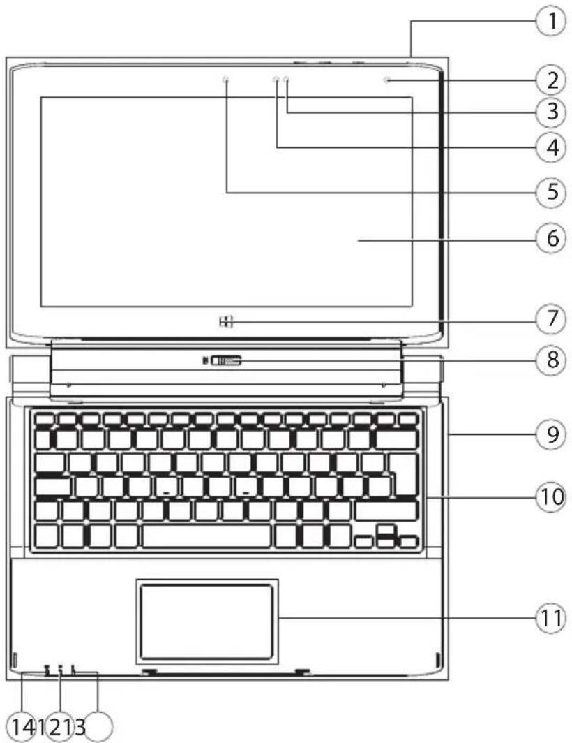 MEDION Akoya P2213T MD 98926 - Geöff netes Notebook - 1