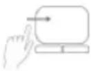 MEDION Akoya E1231T MD 98876 - Zweifingerbedienung des Touchpads - 7
