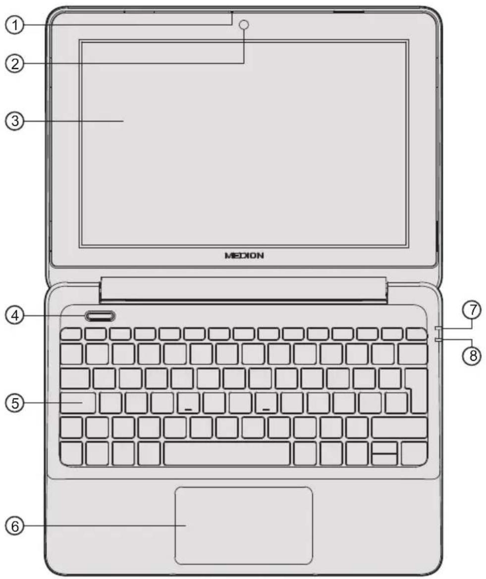 MEDION Akoya E1231T MD 98876 - Geöff netes Notebook - 1