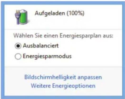 MEDION Akoya E1231T MD 98876 - Überprüfen der Akkuladung - 1