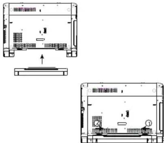 MEDION Akoya S6211T MD 98732 - Einsetzen des Akkus - 1