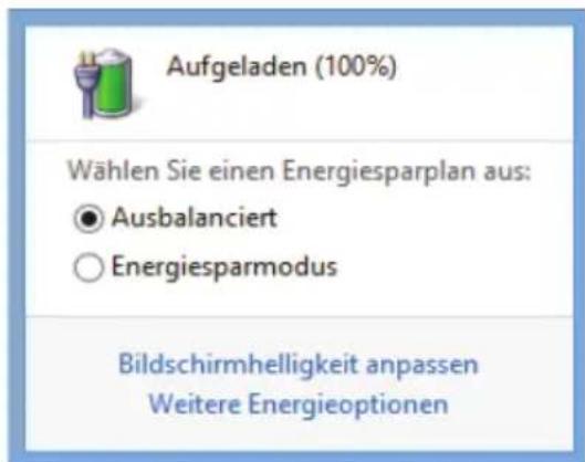 MEDION Akoya E1317T MD 98707 - Überprüfen der Akkuladung - 1