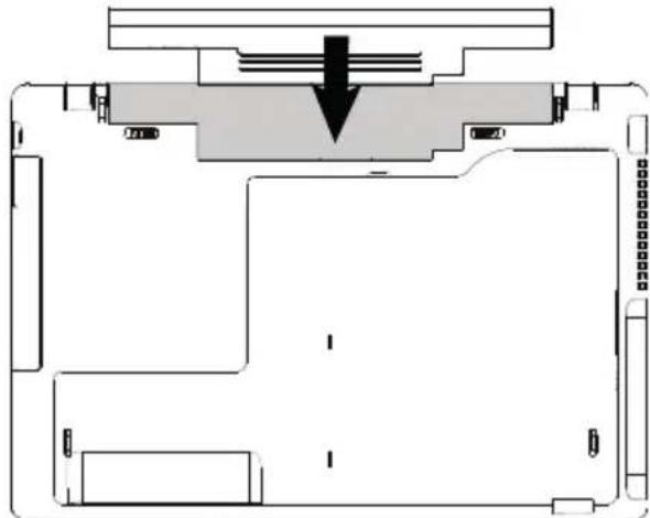MEDION Akoya E6237 MD 98475 - Einsetzen des Akkus - 1