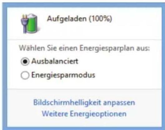 MEDION Akoya E1317T MD 98442 - Überprüfen der Akkuladung - 1