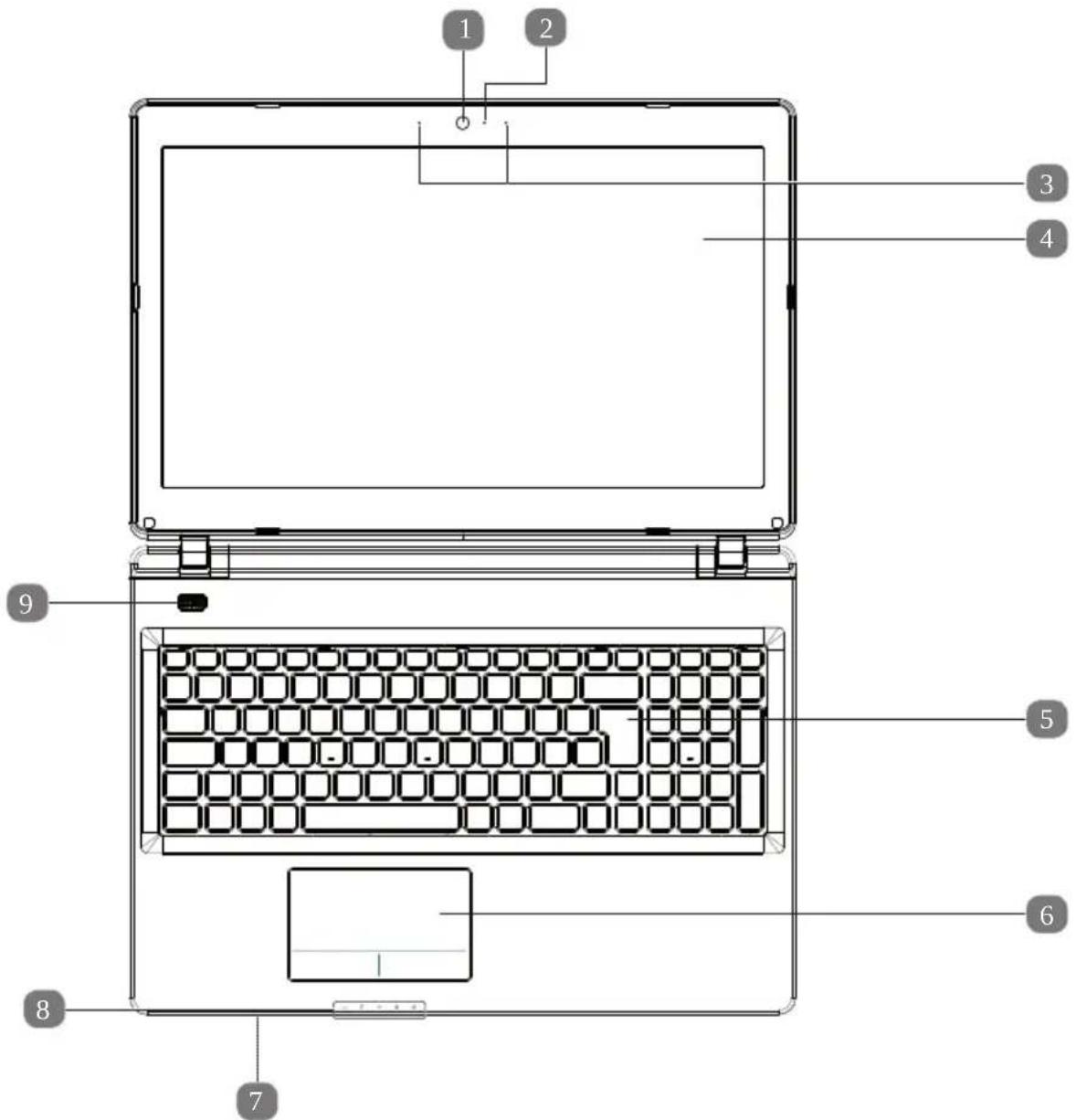 MEDION Akoya E6431 MD 60112 - Geöffnetes Notebook - 1