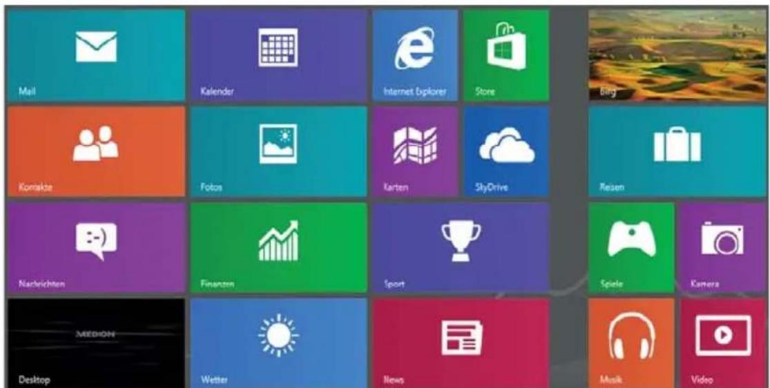 MEDION Akoya P2211T MD98602 - Windows® 8 Startbildschirm - 1
