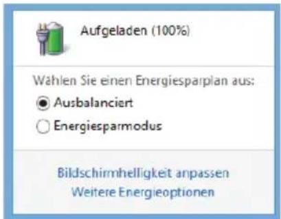 MEDION Akoya P2211T MD98602 - Überprüfen der Akkuladung - 1