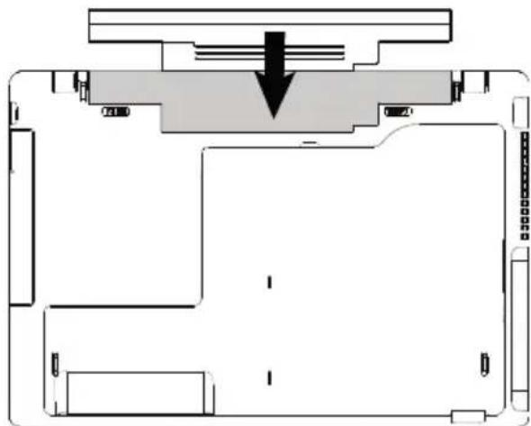 MEDION Akoya E6239 MD98717 - Inserting the Battery - 1