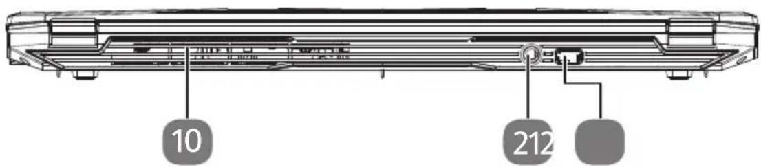 MEDION Erazer X7841 MD 99735 - Rückseite - 1