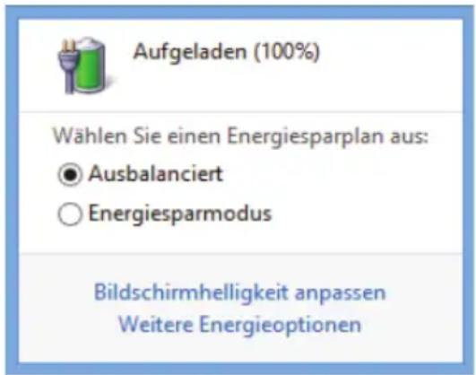 MEDION Akoya P6657 MD 99256 - Überprüfen der Akkuladung - 1