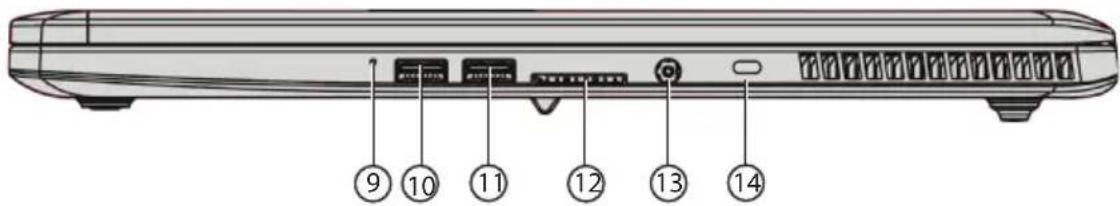 MEDION Erazer X7613 MD 99123 - Rechte Seite - 1