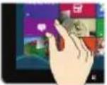 MEDION Akoya P6657 MD 99139 - Touch screen gestures - 4