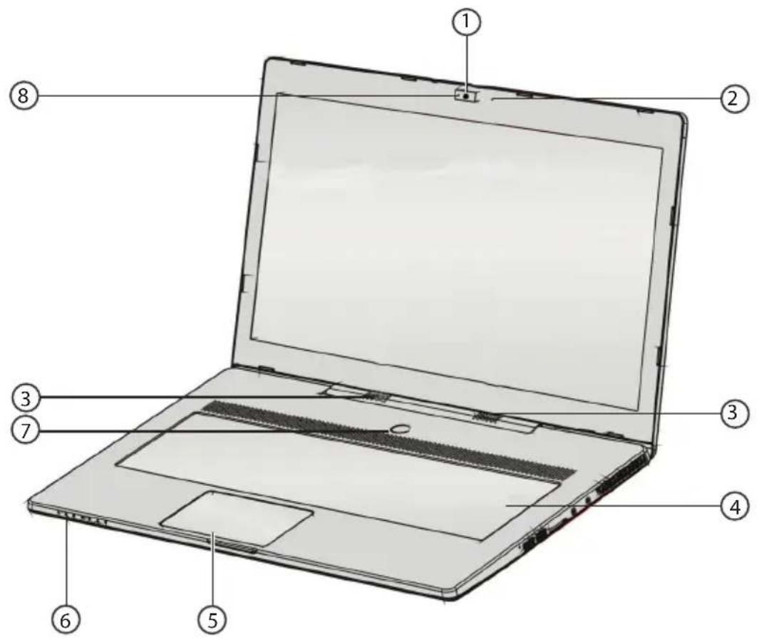 MEDION Erazer X7613 MD 99174 - Geöff netes Notebook - 1