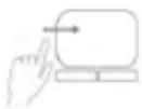 PEAQ PMM P1011 - Zweifingerbedienung des Touchpads - 7