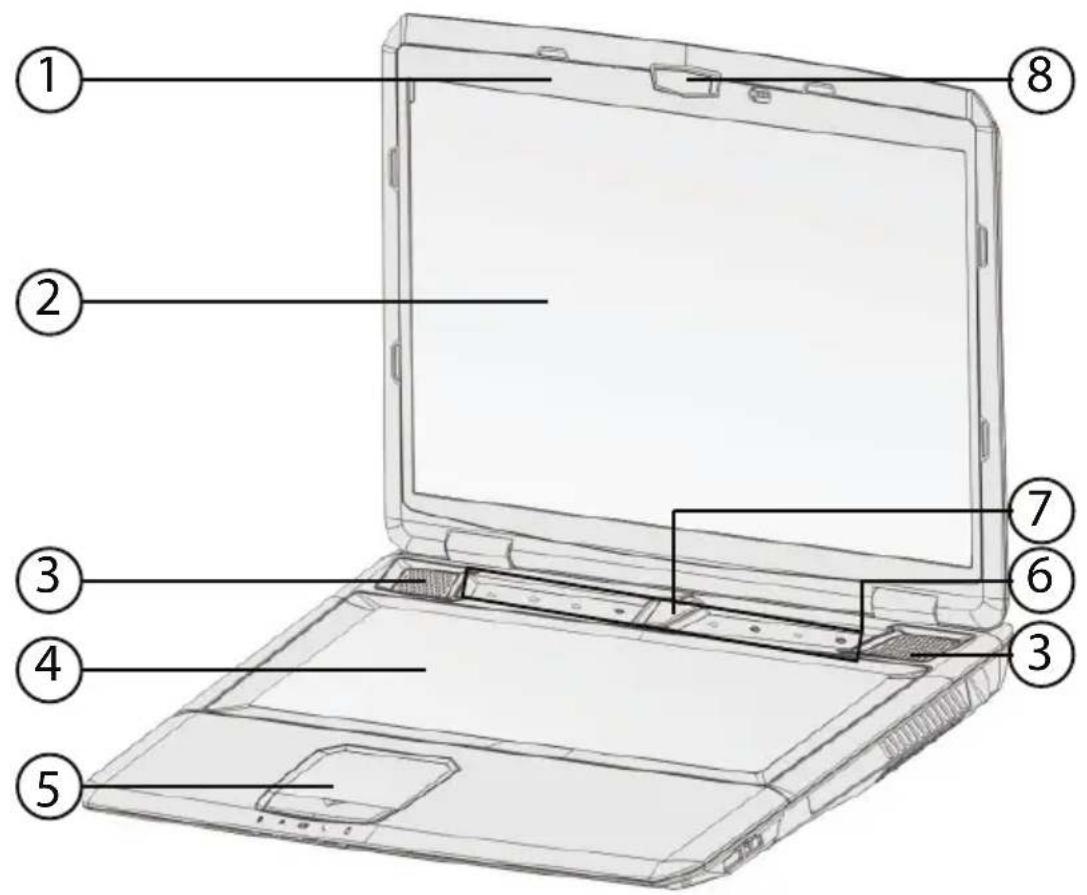 MEDION Erazer X7831 MD98776 - Open Notebook - 1