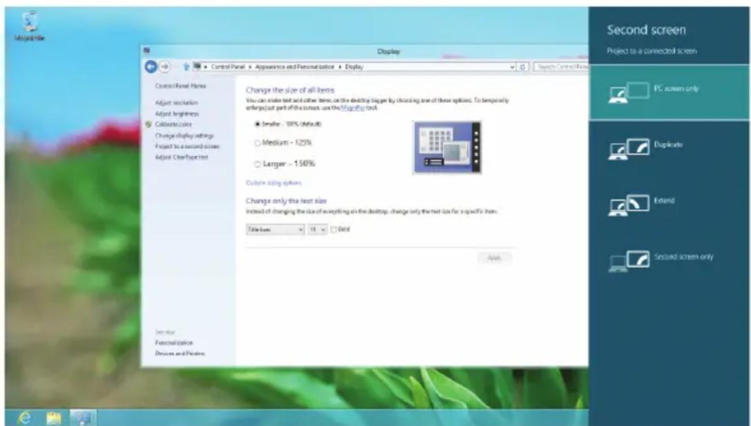 MEDION Akoya E1231T MD98877 - Connecting an External Monitor - 1