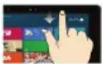MEDION Akoya E1231T MD98877 - Touch screen gestures - 5
