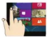 MEDION Akoya E1231T MD98877 - Touch screen gestures - 1