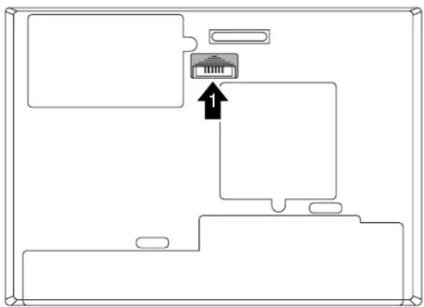 FUJITSU SIEMENS ESPRIMO Mobile U9200 - Installingthebattery - 1