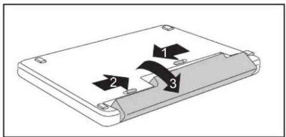 FUJITSU SIEMENS ESPRIMO Mobile U9200 - Removingthebattery - 1