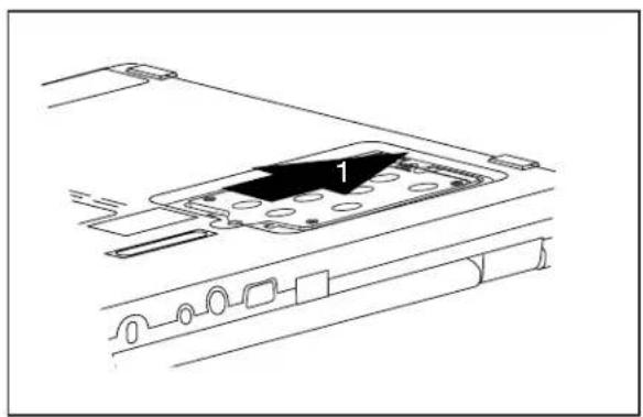 FUJITSU SIEMENS ESPRIMO Mobile U9200 - Removingtheharddisk - 2