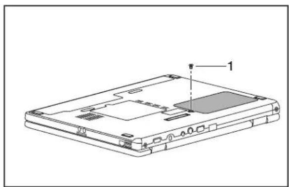 FUJITSU SIEMENS ESPRIMO Mobile U9200 - Installingtheharddisk - 2