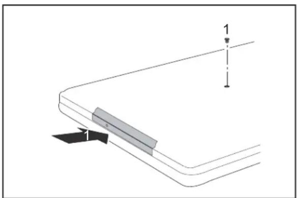 FUJITSU SIEMENS ESPRIMO Mobile U9200 - Installingtheopticaldrive - 1