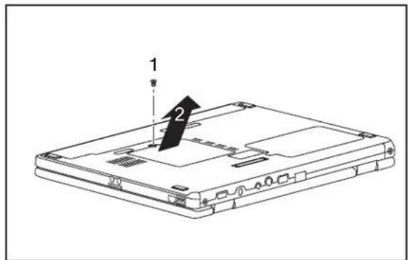 FUJITSU SIEMENS ESPRIMO Mobile U9200 - Removingthecover - 1