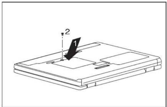 FUJITSU SIEMENS ESPRIMO Mobile U9200 - Attachingthecover - 1