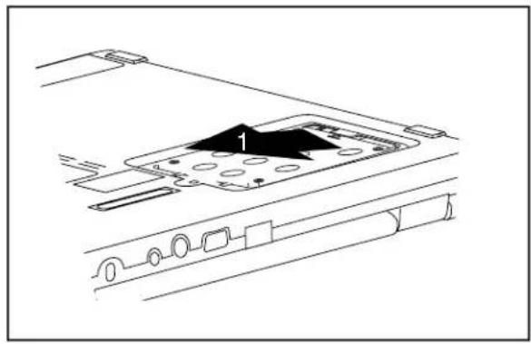 FUJITSU SIEMENS ESPRIMO Mobile U9200 - Installingtheharddisk - 1