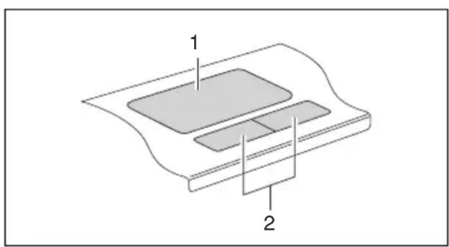 FUJITSU SIEMENS Amilo D LA 1703 - Touchpad und Touchpad-Tasten - 2