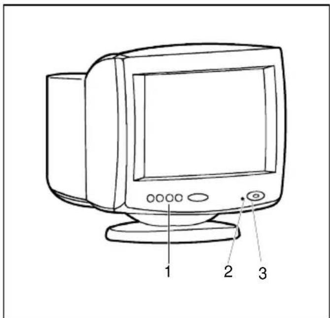 FUJITSU MCM 15P1 - Bedienen des Bildschirms - 1