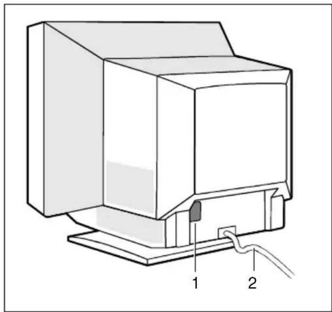 FUJITSU 19T2 - Connecting the monitor - 2