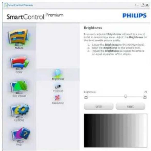 FUJITSU 19P4 - Adjust menu (Anpassungsmenü) - 1