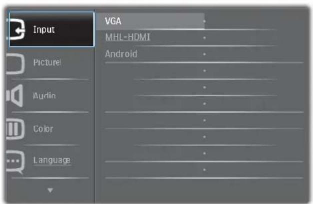 PHILIPS Brilliance S231C4 - So rufen Sie das OSD-Menü auf - 1