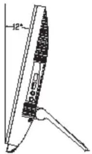 PHILIPS S221C3 - Neigungswinkeleinstellen - 1