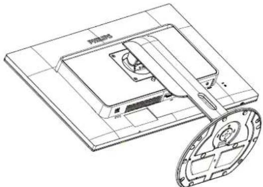 PHILIPS 272S4 - Basisbaugruppe zur VESA-Montage entfernen - 2