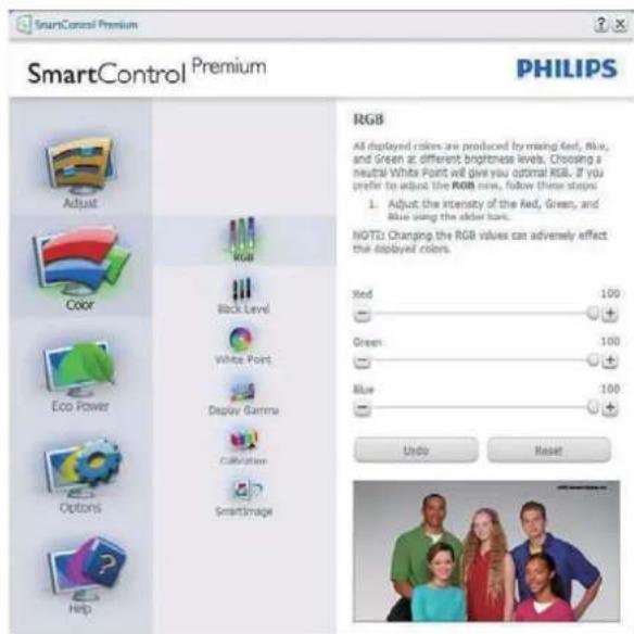 PHILIPS 272S4 - Adjust menu (Anpassungsmenü) - 2