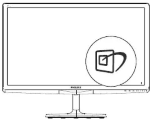 PHILIPS 247E6 - Wie schalte ich SmartImage Lite ein? - 1