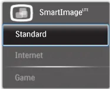 PHILIPS 247E6 - Wie schalte ich SmartImage Lite ein? - 3