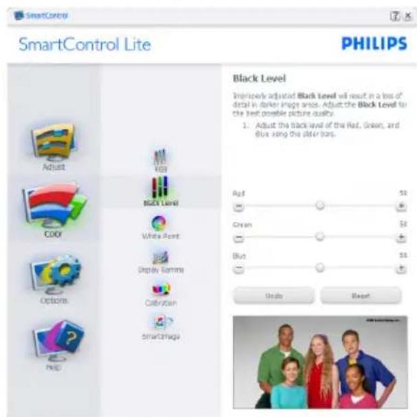 PHILIPS 247E6 - Adjust menu (Anpassungsmenü): - 2
