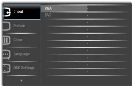 PHILIPS 240V5 - Beschreibung der Bildschirmanzeige - 1