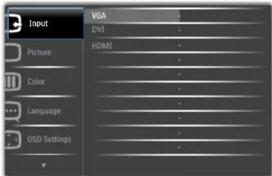 PHILIPS 240V5 - Beschreibung der Bildschirmanzeige - 2