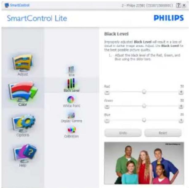 PHILIPS 240V5 - Anpassungsmenü: - 2