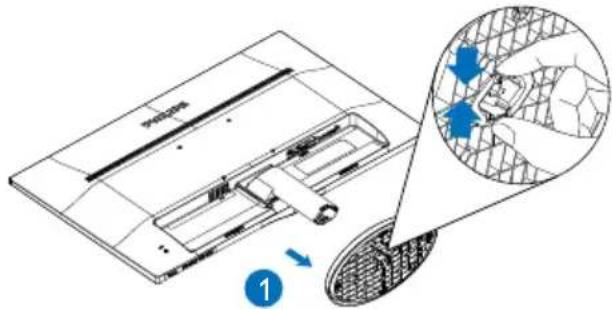PHILIPS 240V5 - Basis abnehmen - 2