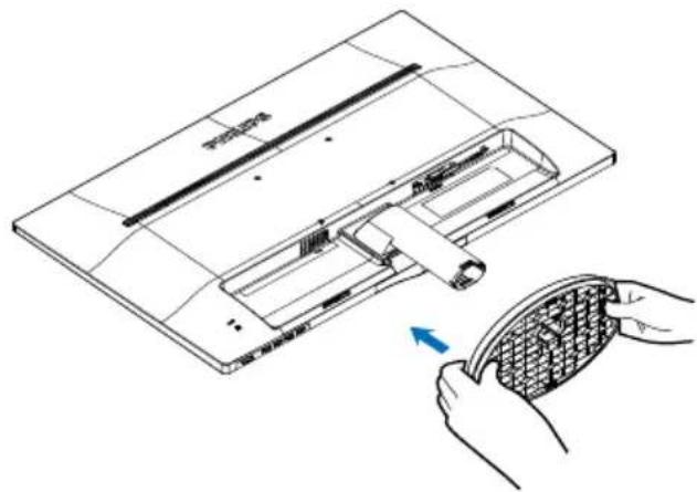 PHILIPS 240V5 - Basisständer anbringen - 3