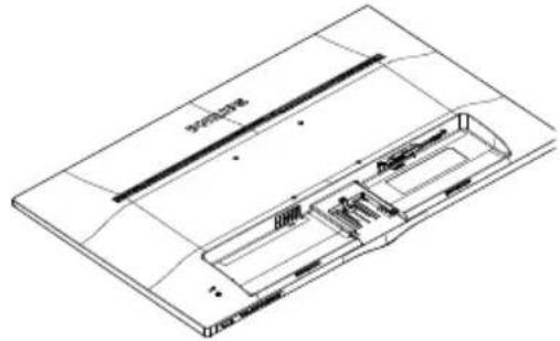 PHILIPS 240V5 - Basisständer anbringen - 1