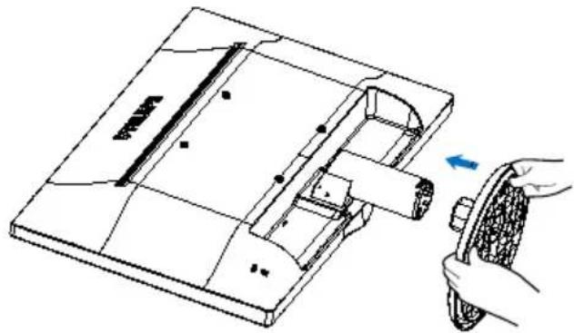 PHILIPS 223V5 - Basisständer anbringen - 2